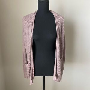 American Eagle Outfitters Pink Cardigan Size Extra Small